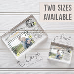 Load image into Gallery viewer, 50th Anniversary Gift For Parents | Golden Wedding Anniversary Gift PhotoBlock - Unique Prints
