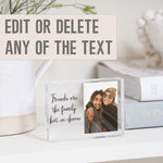 Load image into Gallery viewer, Best Friends Picture Frame, Best Friends Gift, Best Friend Birthday Gift PhotoBlock - Unique Prints
