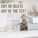 Load image into Gallery viewer, Bonus Dad Gifts From Daughter | Step Dad Fathers Day Gift | Fathers Day Step Dad Gift PhotoBlock - Unique Prints
