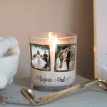 Load image into Gallery viewer, Boyfriend Custom Photo Candle Holder | Long Distance Relationship Gift Ideas | Personalized Votive Glass with Picture | Home Decor Present Candleholder - Unique Prints
