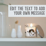 Load image into Gallery viewer, Cat Memorial Custom Photo Candle Holder | Fur Baby, Pet Loss Gift Idea | Personalized Votive Glass with Picture | Crystal Home Decor Present Candleholder - Unique Prints
