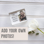 Load image into Gallery viewer, Christmas Gift For Dad From Daughter | Christmas Ornament For Dad | New Dad Christmas Gift PhotoBlock - Unique Prints
