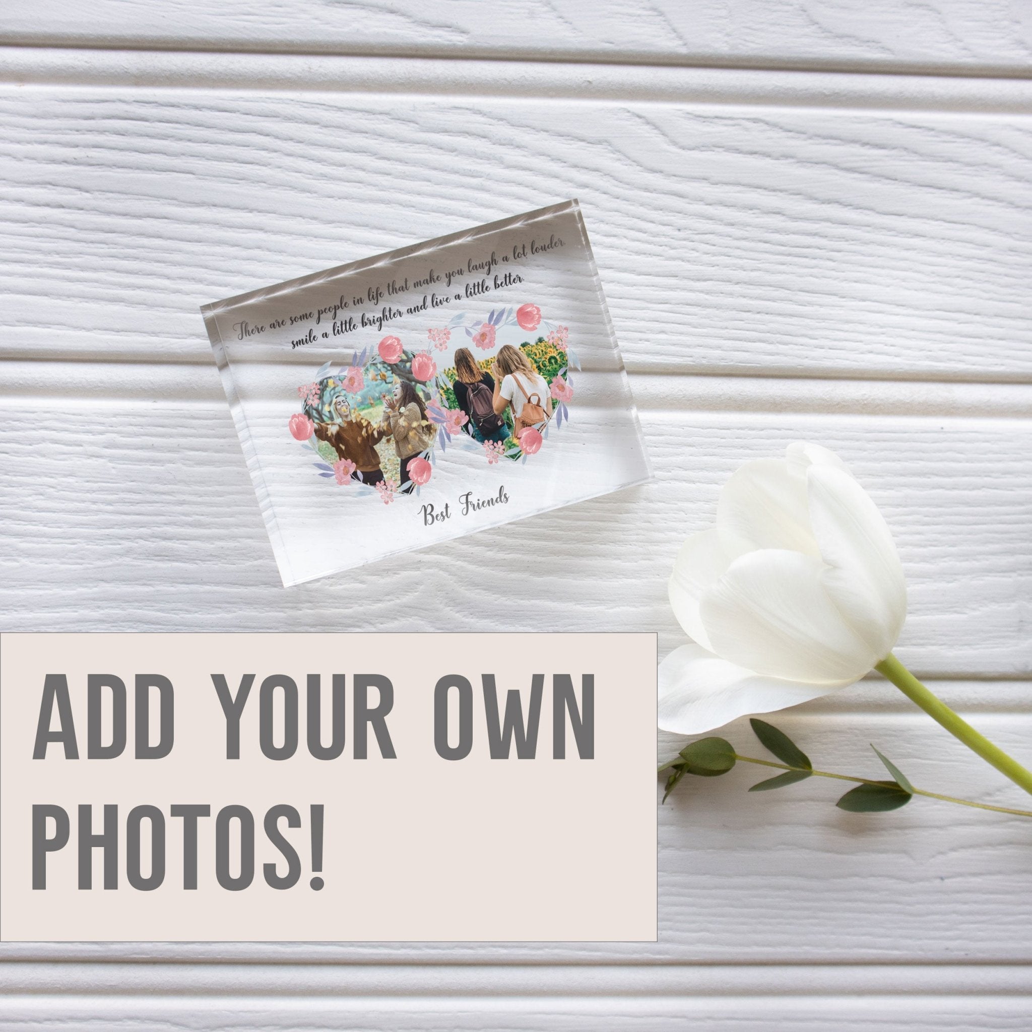 Custom Photo Frame | Unique Birthday Gift | Best Friend Gift PhotoBlock - Unique Prints