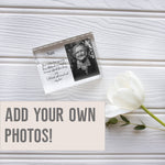 Load image into Gallery viewer, Grandma Loss Picture Frame | In Memory of Nan memorial Gift | Personalized Sympathy Memorial Gift PhotoBlock - Unique Prints

