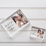 Load image into Gallery viewer, Lesbian Gifts | Lesbian Girlfriend Gift | Lesbian Wedding | LGBTQ Pride PhotoBlock - Unique Prints
