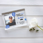 Load image into Gallery viewer, 18th Birthday Gift For Him | Personalized 18th Birthday Gift For Best Friend | 18th Cake Topper PhotoBlock - Unique Prints
