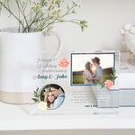 Load image into Gallery viewer, 1st Anniversary Gift for Him or For Her, First Wedding Anniversary Gift For Couple, Paper Anniversary PhotoBlock - Unique Prints
