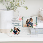 Load image into Gallery viewer, 4th Anniversary Gift For Wife | Fourth Anniversary Gift For Parents | 4 Year Wedding Anniversary For Him | Anniversary Gift For Couple PhotoBlock - Unique Prints
