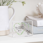 Load image into Gallery viewer, 50th Birthday Gift Idea, 50th Birthday Quote Glass Block PhotoBlock - Unique Prints
