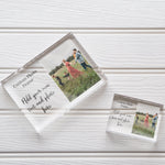 Load image into Gallery viewer, 5x7 Customized Family Picture Frame | We Are Family Photo Frame PhotoBlock - Unique Prints
