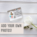 Load image into Gallery viewer, 70th Birthday Gift For Women | 70th Birthday Gift For Men | Cake Topper | 70th Gift For Mom PhotoBlock - Unique Prints
