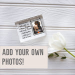 Load image into Gallery viewer, 7x5 Crystal Photo &amp; Text Block Personalised Best Friend Friendship Gift Present PhotoBlock - Unique Prints
