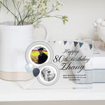 Load image into Gallery viewer, 80th Birthday Gift For Men | 80th Birthdy Gift For Women | 80th Birthday Cake Topper PhotoBlock - Unique Prints
