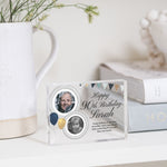 Load image into Gallery viewer, 90th Birthday Gift For Men | 90th Birthday Gift For Women | 90th Birthday Cake Topper | Happy 90th Birthday PhotoBlock - Unique Prints
