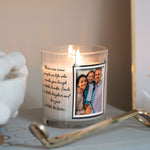 Load image into Gallery viewer, Friendship Custom Quotes and Photo Candleholder | Gift Ideas for Best Friends | Personalised Votive Glass with Picture | Crystal Home Decor
