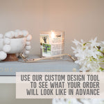 Load image into Gallery viewer, New Dad Quotes Custom Photo Candle Holder | First Father&#39;s Day Gift Ideas From Wife | Personalized Votive Glass with Picture Home Decor
