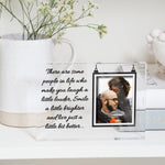 Load image into Gallery viewer, 7x5 Crystal Photo &amp; Text Block Personalised Best Friend Friendship Gift Present
