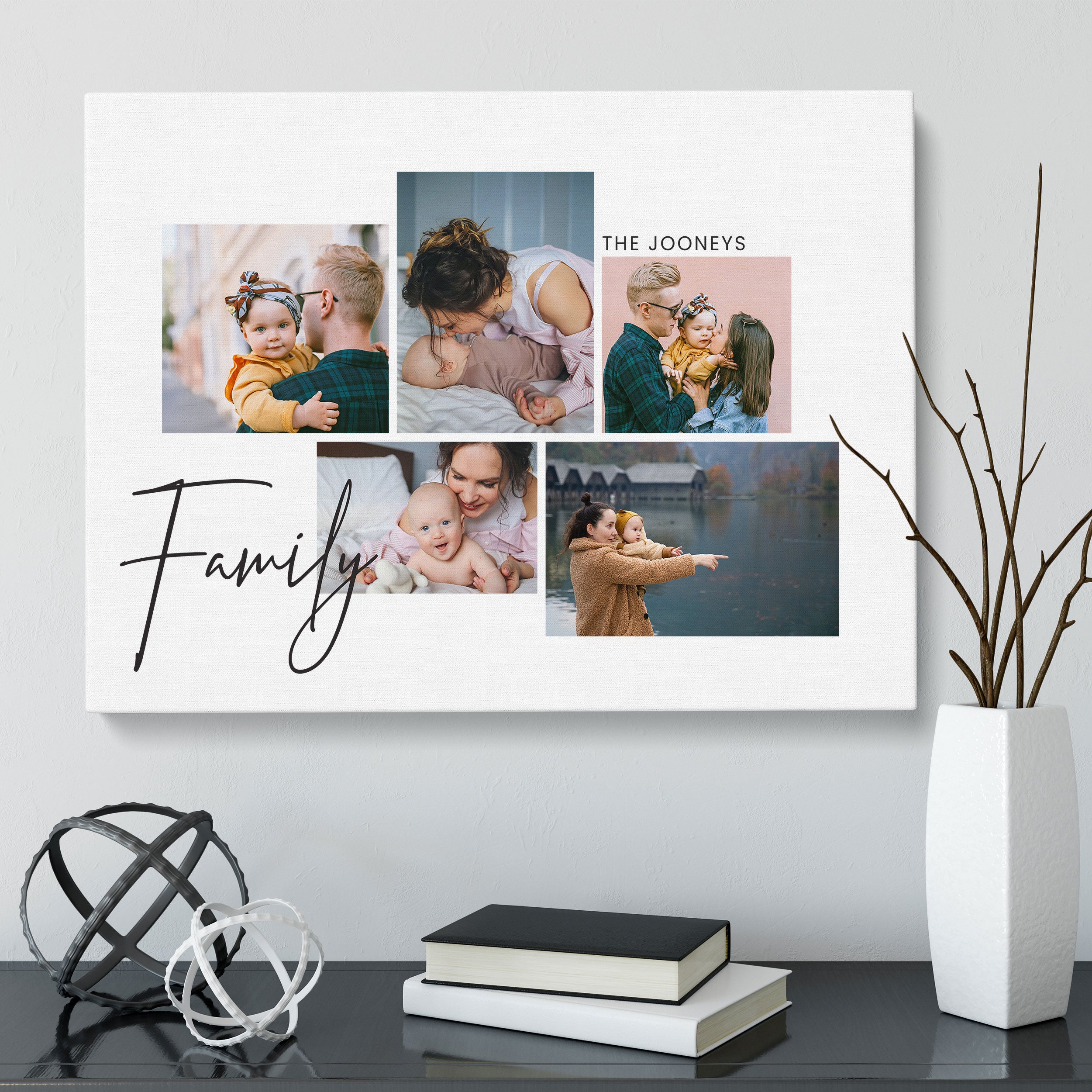 Custom Family Gift | Photo Canvas | Multi-Photo Gift