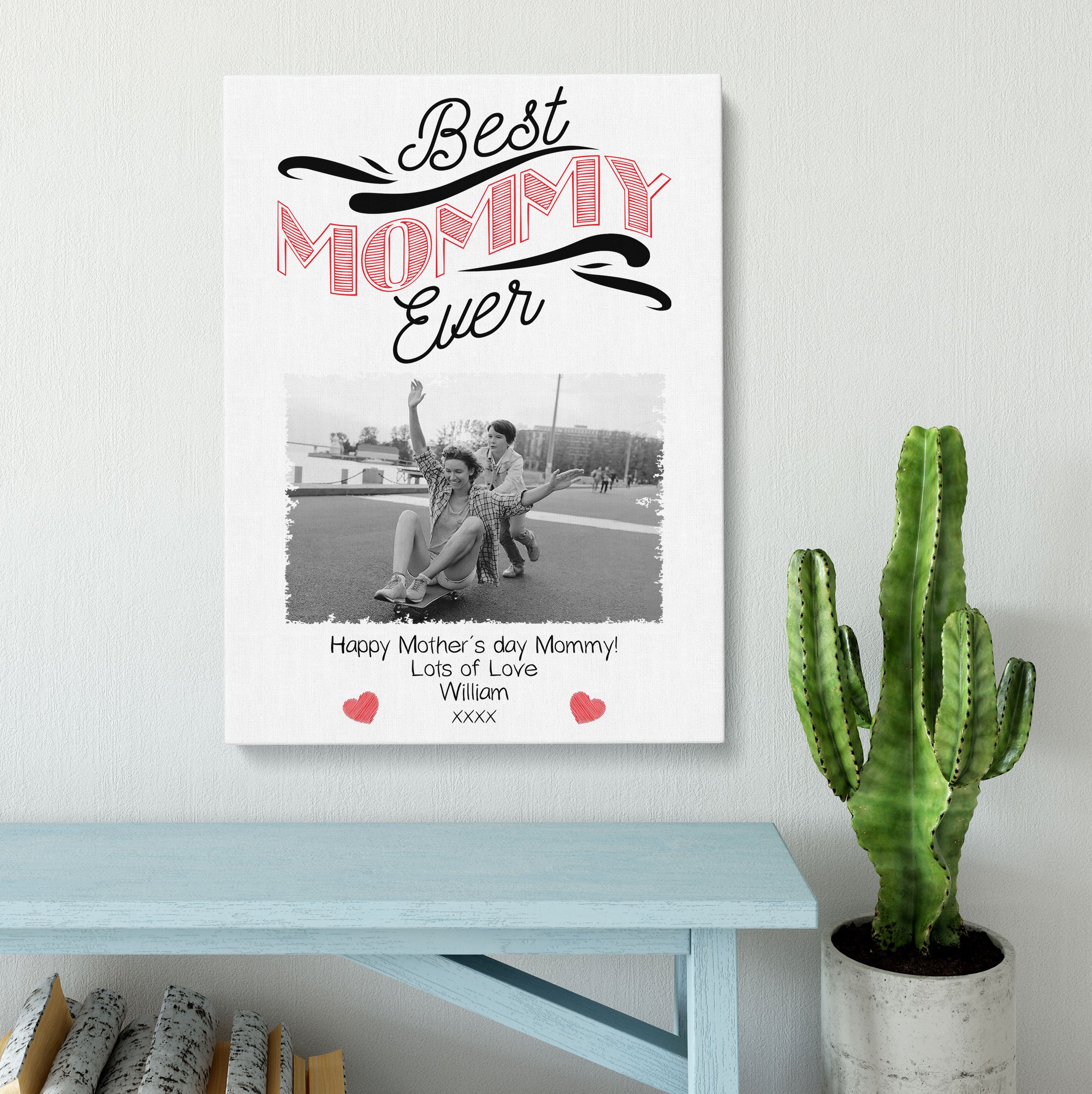 Best Mommy Ever | Custom Canvas Gift | Mother's Day Gift