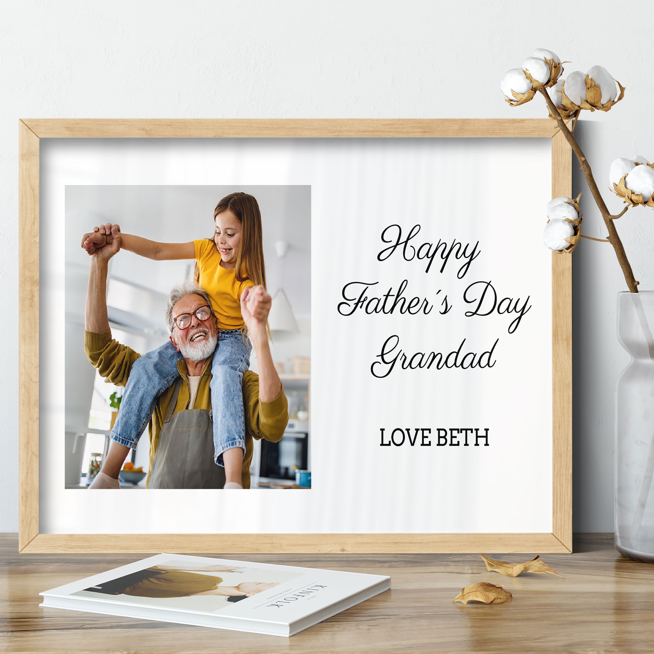 Custom Father's Day Gift | Custom Quote Frame | Personalised Quote Print