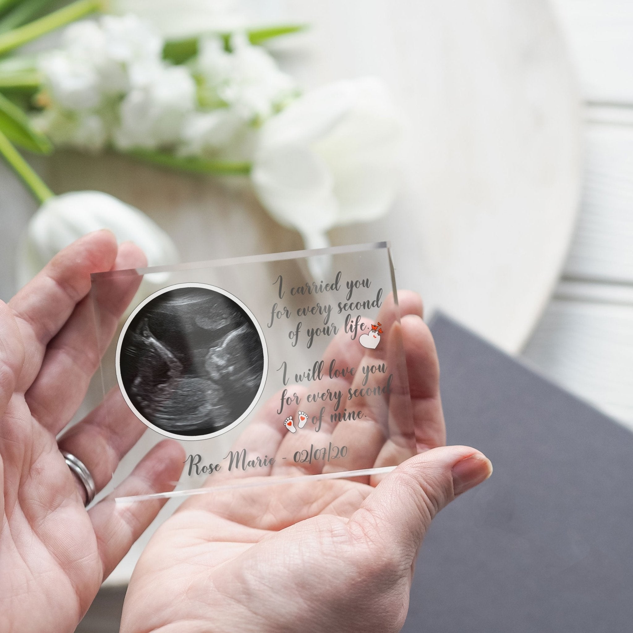 Baby Loss Frame | Pregnancy Loss Frame | Baby Remembrance Frame | Infant Loss Memorial Frame | Ultrasound Frame | Miscarriage Frame PhotoBlock - Unique Prints