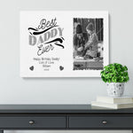 Load image into Gallery viewer, Best Daddy Ever | Personalised Canvas | Custom Birthday Gift Canvas - UniquePrintsStore
