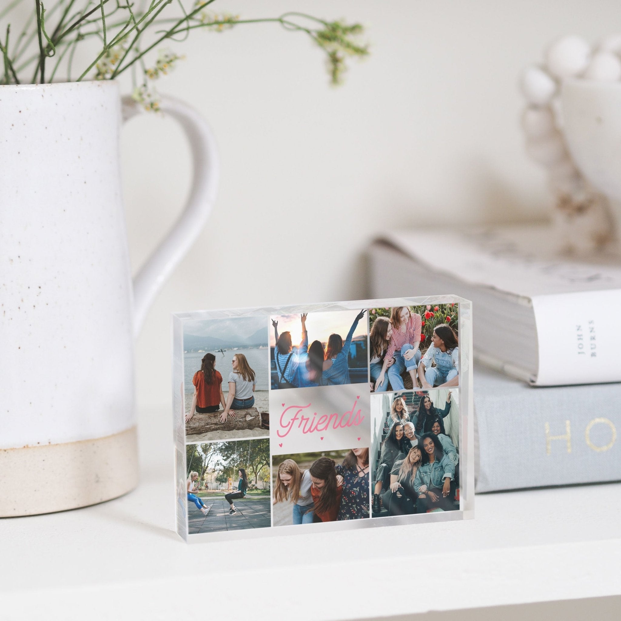 Best Friend Birthday Gift | Sister Gift | Photo Frame For Her PhotoBlock - Unique Prints
