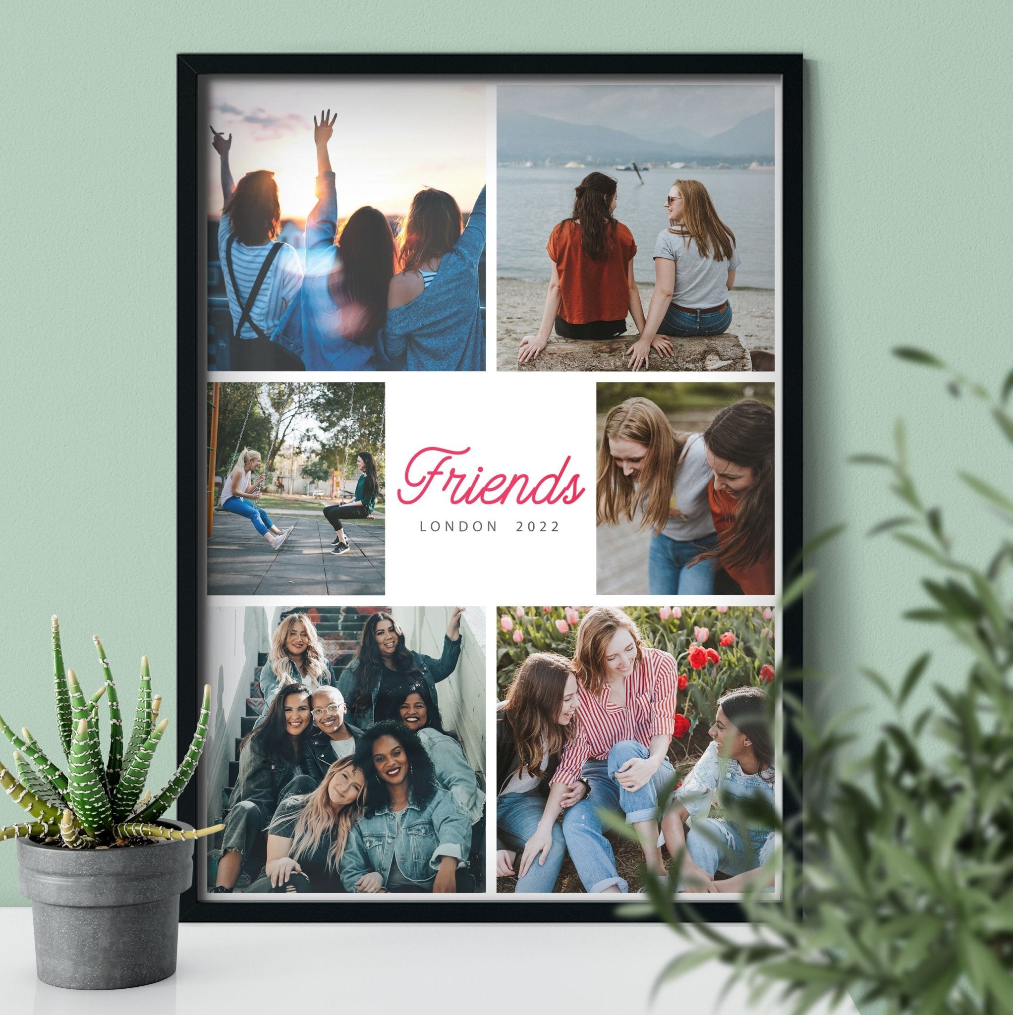 Best Friend Gift | Custom Birthday Gift | Personalised Frame Normal Frame - UniquePrintsStore