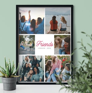 Best Friend Gift | Custom Birthday Gift | Personalised Frame Normal Frame - UniquePrintsStore