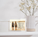 Load image into Gallery viewer, Best Friend Gift Picture Frame | Best Friend Photo Birthday Present | Gift For Best Friend Moving Away PhotoBlock - Unique Prints
