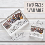 Load image into Gallery viewer, Best Friend Picture Frame, Best Friend Gift Ideas, Thank You Gift For Friend PhotoBlock - Unique Prints
