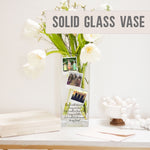 Load image into Gallery viewer, Best Friend Sister Custom Photo Glass Vase | Friends Keepsake, Friendship Gift Idea | Personalised Crystal Flower Stand with Picture Present Vase - Unique Prints
