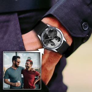 Best Man Gift | Custom Photo Watch | Gift For Best Friend Watch - UniquePrintsStore