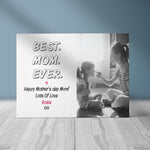Load image into Gallery viewer, Best Mom Ever | Personalised Canvas | Mother&#39;s Day Gift Canvas - UniquePrintsStore
