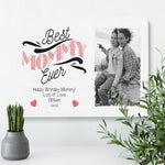 Load image into Gallery viewer, Best Mommy Ever | Personalised Canvas | Gift From Kids Canvas - UniquePrintsStore
