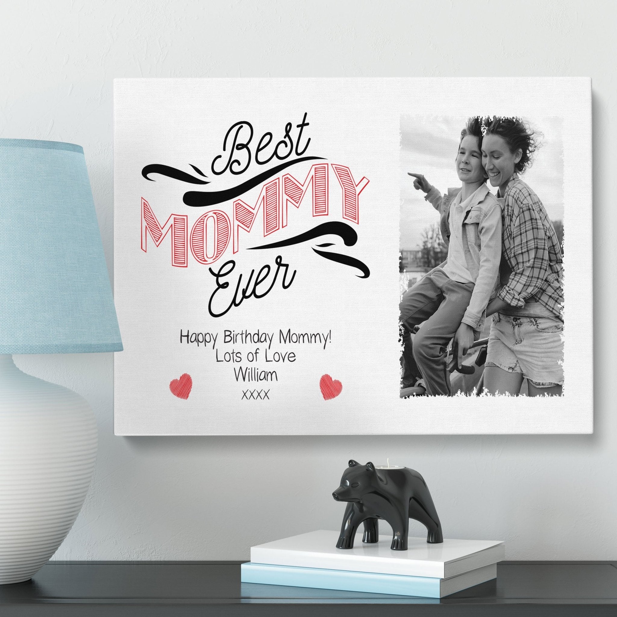 Best Mommy Ever | Personalised Canvas | Gift From Kids Canvas - UniquePrintsStore