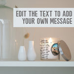 Load image into Gallery viewer, Bestie Custom Photo Candle Holder | Best Friend Quotation Gift Ideas | Personalized Votive Glass with Picture | Crystal Home Decor Present Candleholder - Unique Prints
