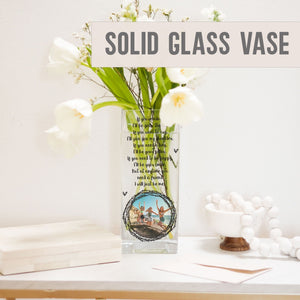 Bestie Custom Photo Glass Vase | Best Friend Gift Ideas | Quotation Acrylic Picture Flower Stand | Personalized Friendly Home Decor Present Vase - Unique Prints