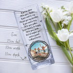Load image into Gallery viewer, Bestie Custom Photo Glass Vase | Best Friend Gift Ideas | Quotation Acrylic Picture Flower Stand | Personalized Friendly Home Decor Present Vase - Unique Prints
