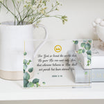 Load image into Gallery viewer, Bible Verse Print | Bible Verse Sign marriage | Bible Quote Print PhotoBlock - Unique Prints
