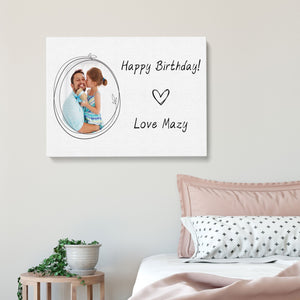 Birthday Gift | Custom Photo Canvas | Family Gift Canvas - UniquePrintsStore