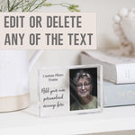Load image into Gallery viewer, Birthday Gift For Mom | 60th Birthday Gift For Mom From Son | Boyfriends Mom Birthday Gift PhotoBlock - Unique Prints
