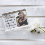 Load image into Gallery viewer, Bonus Dad Gifts From Daughter | Step Dad Fathers Day Gift | Fathers Day Step Dad Gift PhotoBlock - Unique Prints
