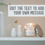 Load image into Gallery viewer, Good Friends Custom Texts Glass Candleholder | Friendship Quotation Gift Ideas | Personalised Message Votive Glass, Home Decor Present
