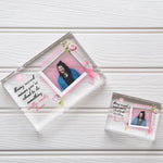 Load image into Gallery viewer, Breast Cancer Gift | Breast Cancer Ribbon | Think Pink Ribbon | Fight Like A Girl PhotoBlock - Unique Prints
