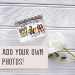 Bride gift from Sister In Law Wedding gift | 40th birthday gift for sister PhotoBlock - Unique Prints