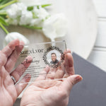 Load image into Gallery viewer, Cancer Survivor Gift | Cancer Patient Gift | Breast Cancer Gifts PhotoBlock - Unique Prints

