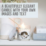 Load image into Gallery viewer, Cat Memorial Custom Photo Candle Holder | Fur Baby, Pet Loss Gift Idea | Personalized Votive Glass with Picture | Crystal Home Decor Present Candleholder - Unique Prints
