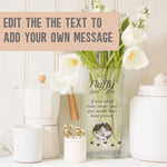 Load image into Gallery viewer, Cat Memorial Custom Photo Glass Vase | Pet Loss Gift Ideas | Personalised Flower Stand with Picture Keepsake | Acrylic Crystal Home Decor Vase - Unique Prints
