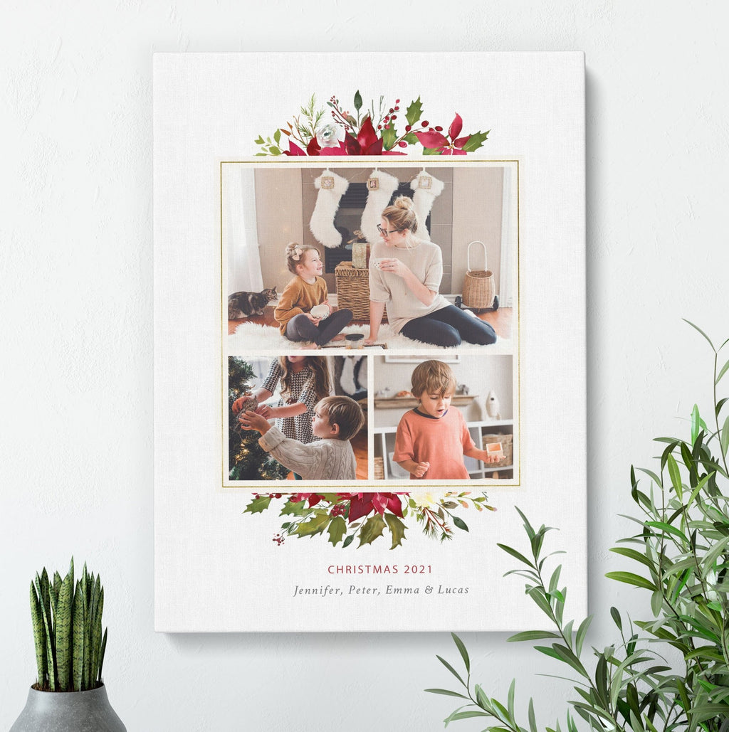 Christmas Gift | Custom Canvas Gift | Family Gift Canvas - UniquePrintsStore